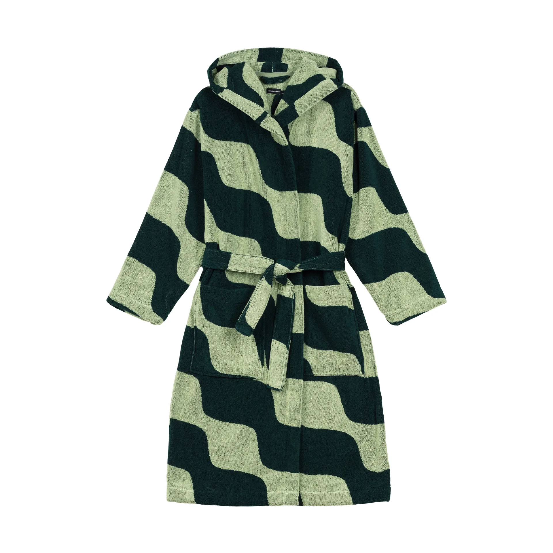 Taifuuni badrock bomull, Pear-dark green, XL Marimekko
