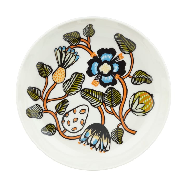 Tiara djup tallrik Ø20,5 cm - Vit - Marimekko