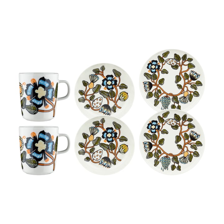 Tiara middagsset 6 delar - Vit - Marimekko