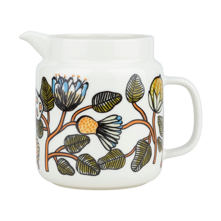 Tiara tillbringare - White-warm orange-green - Marimekko