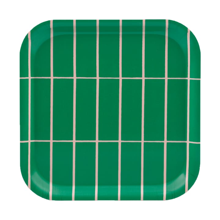 Tiiliskivi bricka 20x20 cm - Green-yellow - Marimekko