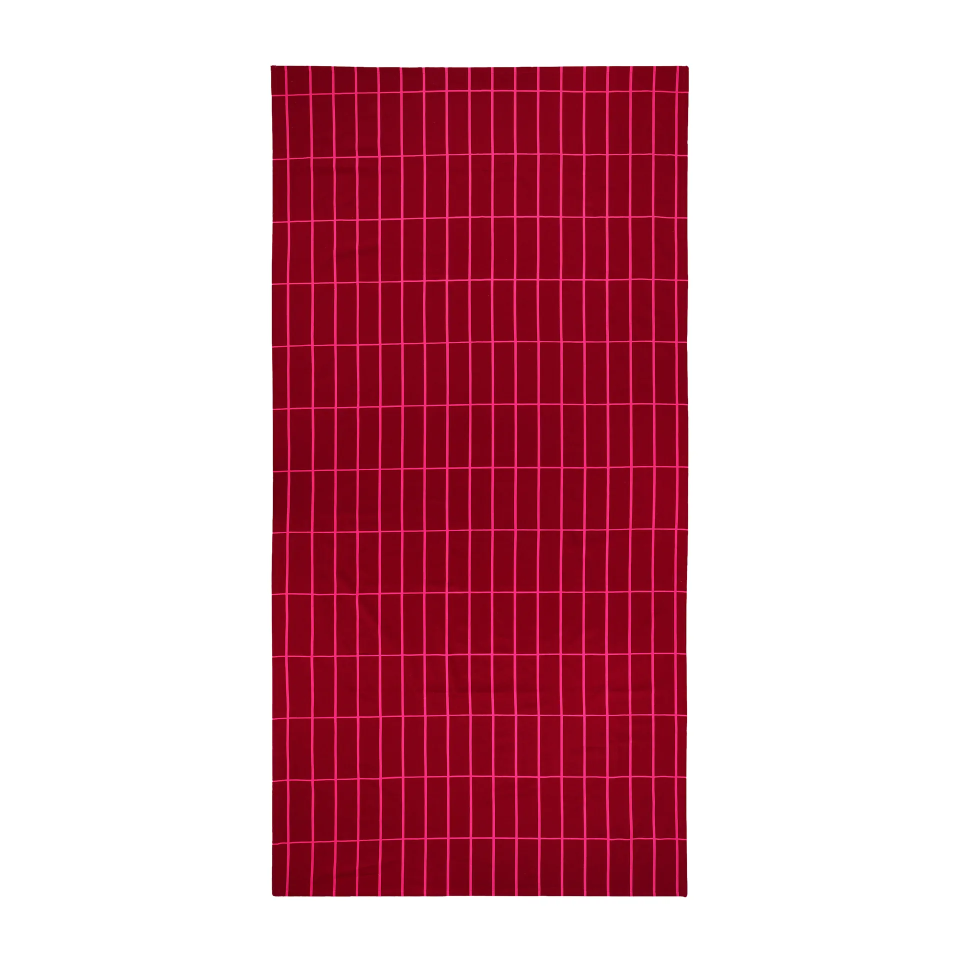 Tiiliskivi duk 140x280 cm, Röd-rosa Marimekko