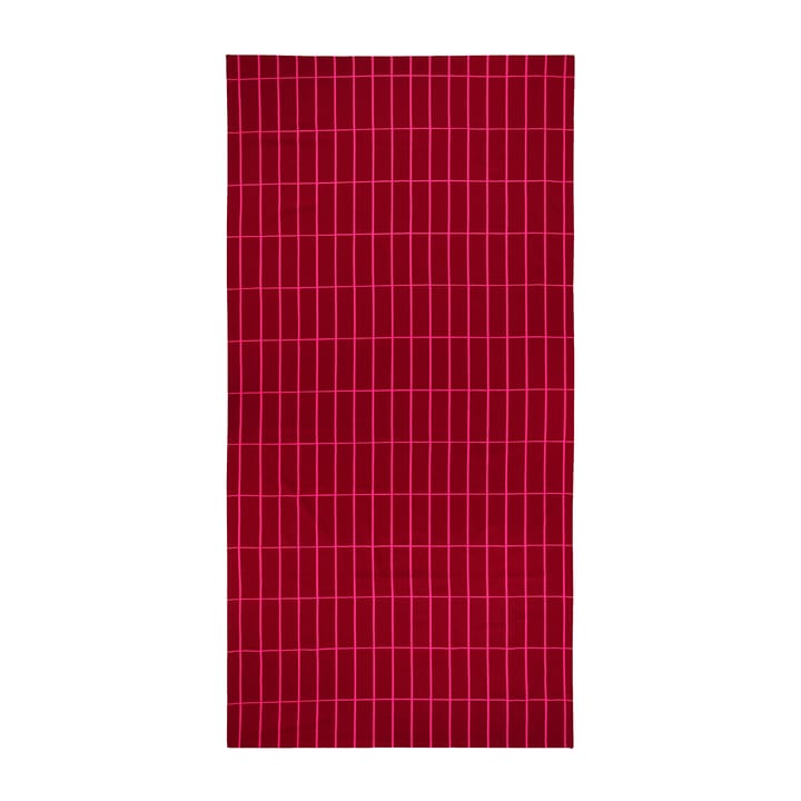 Tiiliskivi duk 140x280 cm - Röd-rosa - Marimekko
