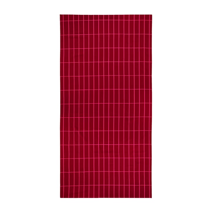 Tiiliskivi duk 140x280 cm - Röd-rosa - Marimekko