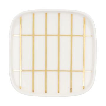 Tiiliskivi fat 10x10 cm - White-gold - Marimekko
