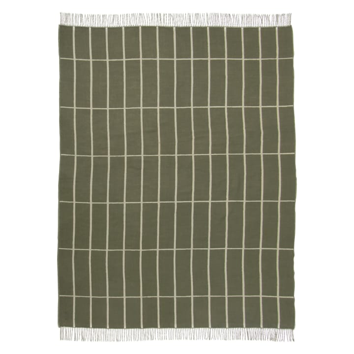 Tiiliskivi filt 130x180 cm - Grågrön-vit - Marimekko