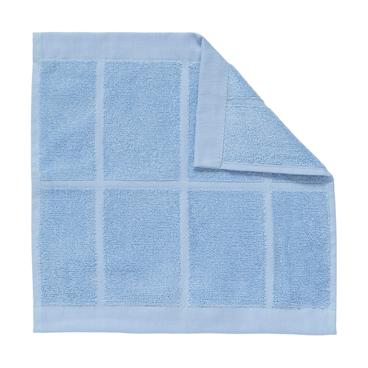 Marimekko Tiiliskivi handduk 30x30 cm Light blue | Skandinavisk Design | Handdukar | Blå