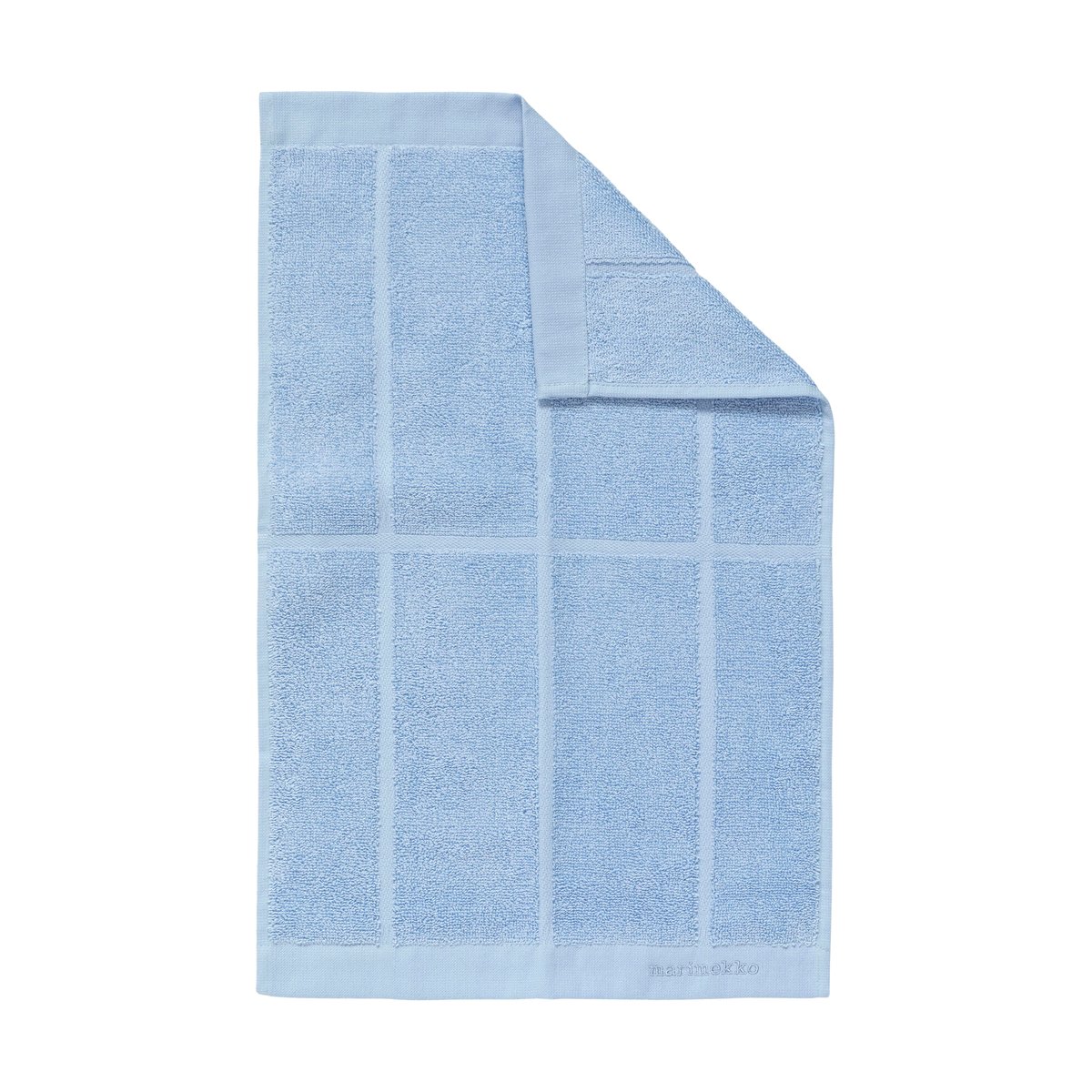 Marimekko Tiiliskivi handduk 30x50 cm Light blue | Skandinavisk Design | Handdukar | Blå