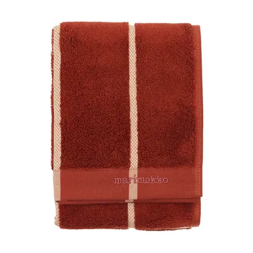 Tiiliskivi handduk 50x70 cm - Brick-plum-hay - Marimekko