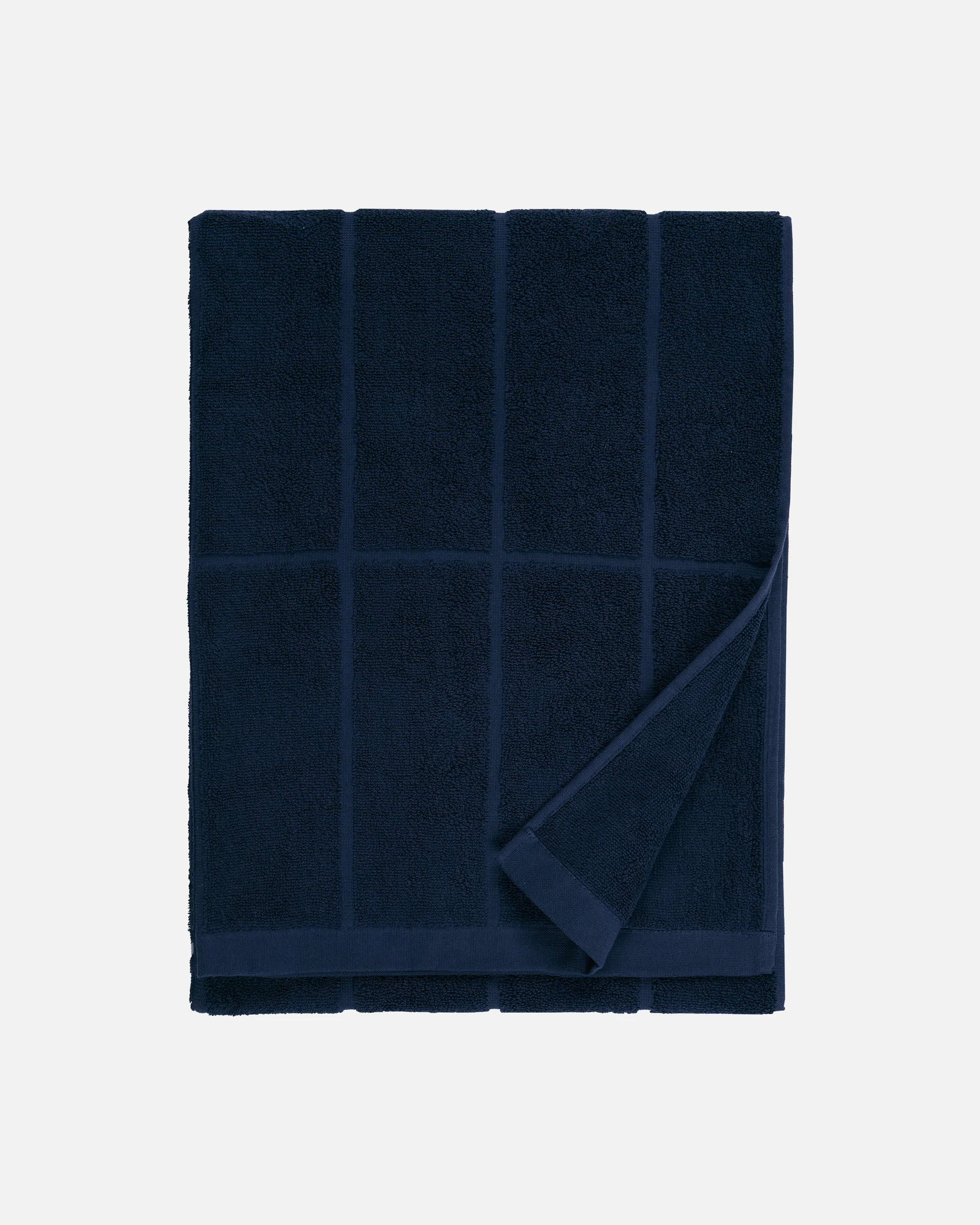 Tiiliskivi handduk 70x150 cm, Dark blue Marimekko
