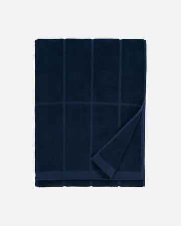 Tiiliskivi handduk 70x150 cm - Dark blue - Marimekko