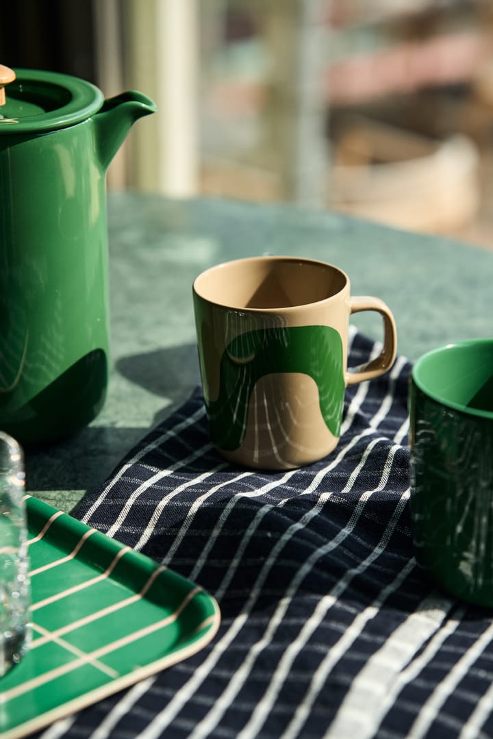 Tiiliskivi kaffepress 0,9 l, Dark green Marimekko