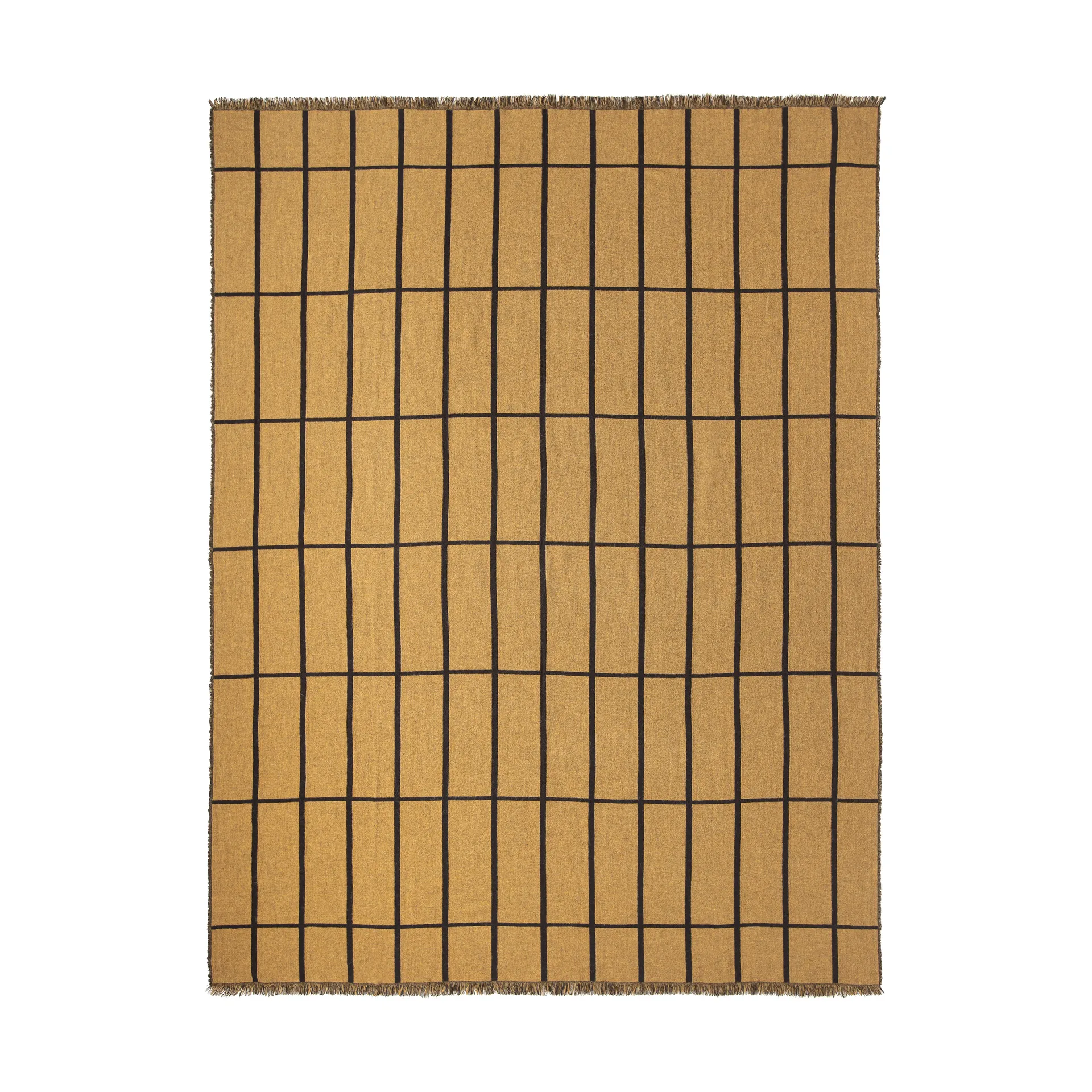 Tiiliskivi pläd 140x180 cm, Caviar-gold Marimekko