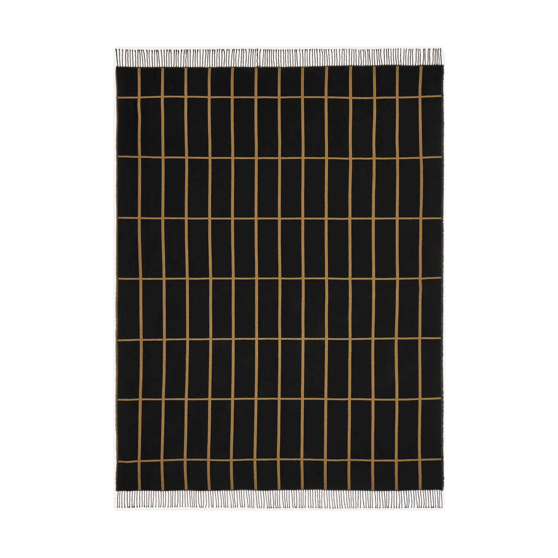 Tiiliskivi pläd 140x180 cm, Caviar-gold Marimekko