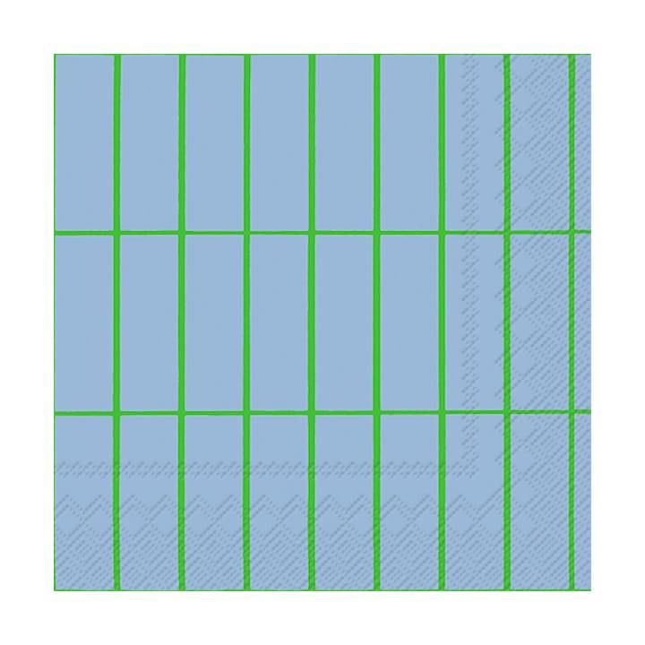 Tiiliskivi servett 33x33 cm 20-pack - Light blue-green - Marimekko
