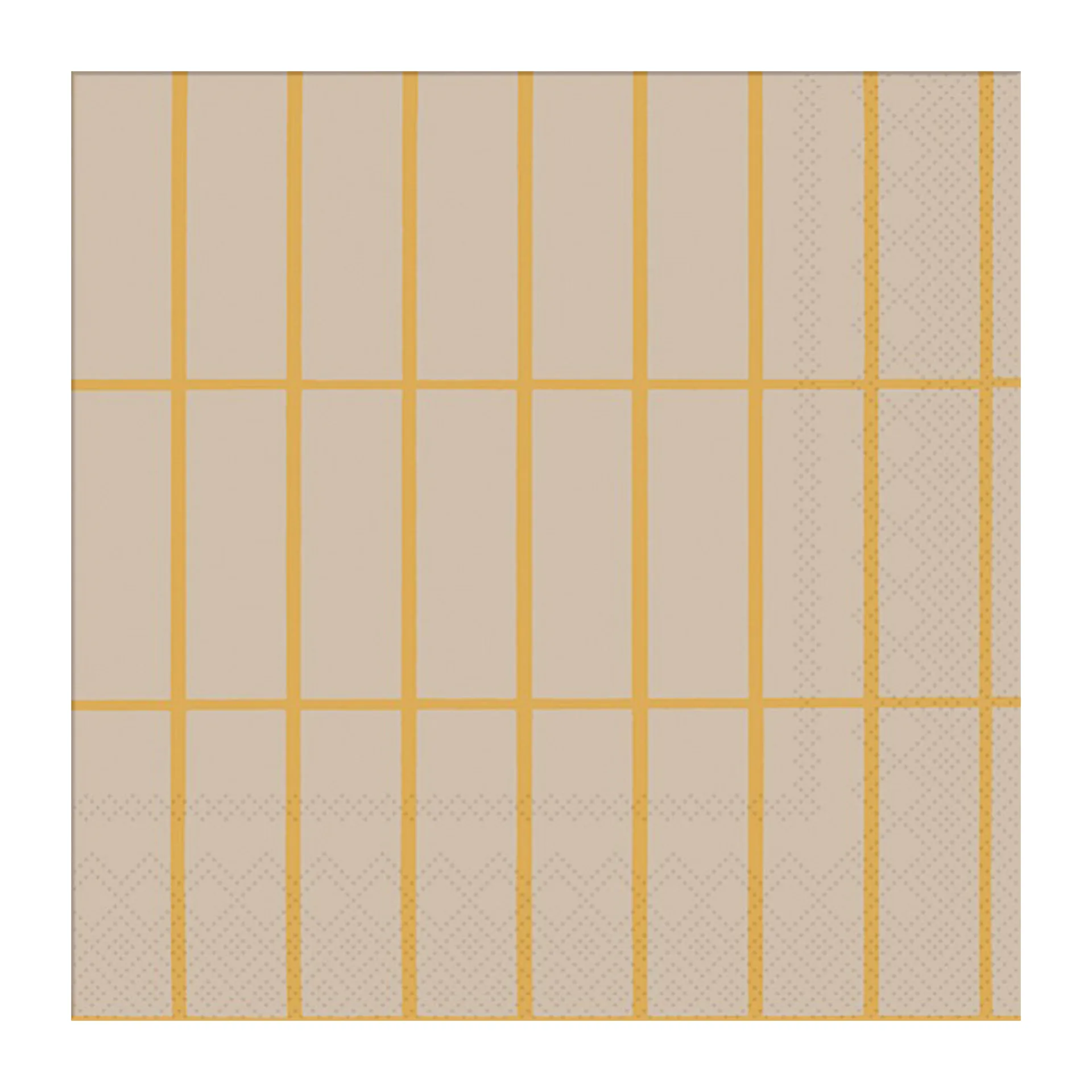 Tiiliskivi servett 33x33 cm 20-pack, Linen-gold Marimekko