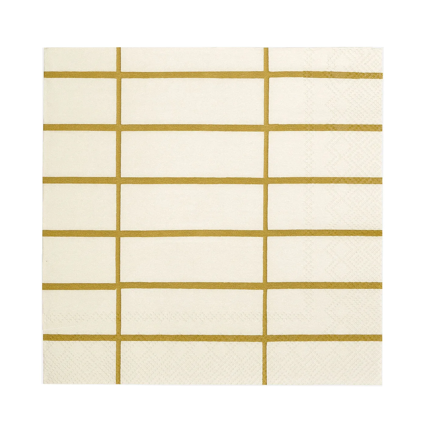 Tiiliskivi servett 33x33 cm 20-pack, Linen-ochre Marimekko