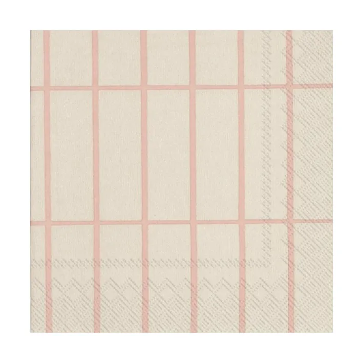 Marimekko Tiiliskivi servett 33x33 cm 20-pack Linen-rose
