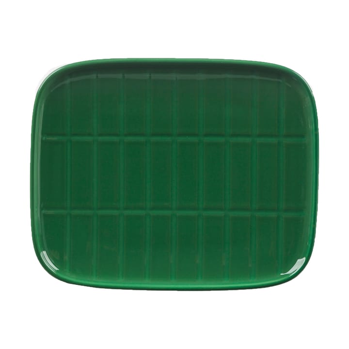 Tiiliskivi tallrik 12x15 cm - Dark green - Marimekko