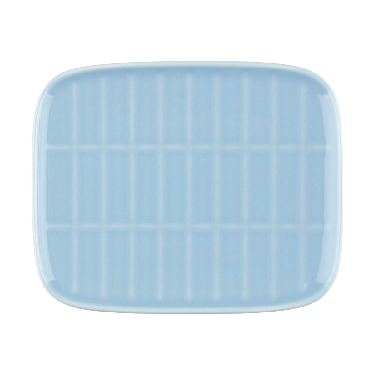 Marimekko Tiiliskivi tallrik 12x15 cm Light blue | Skandinavisk Design | Assietter | Blå