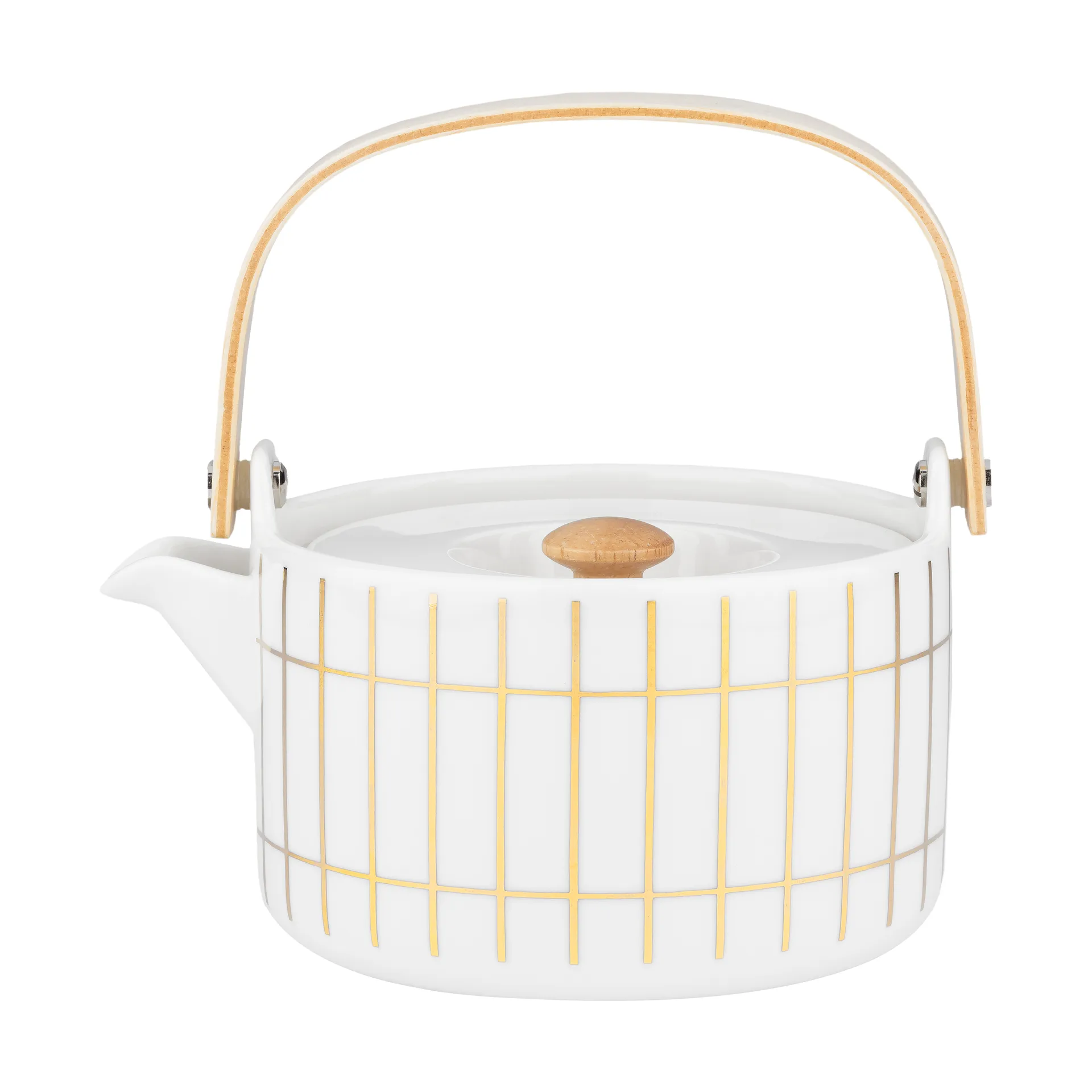 Tiiliskivi tekanna 0,7 l, White-gold Marimekko