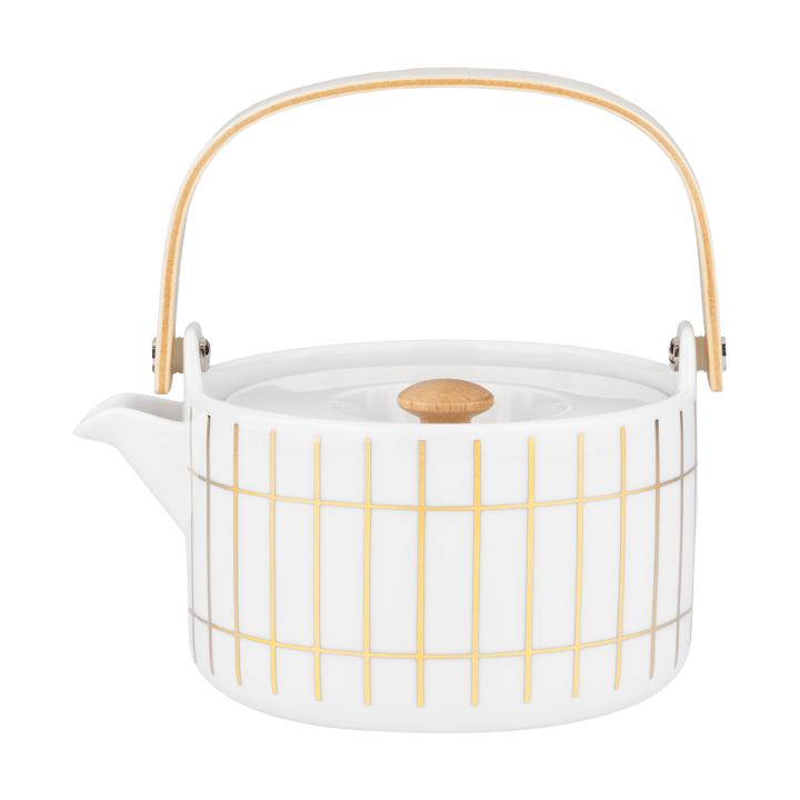 Tiiliskivi tekanna 0,7 l - White-gold - Marimekko