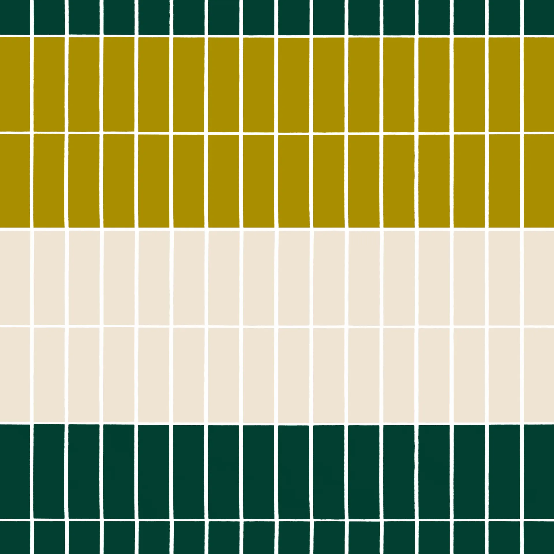 Tiiliskivi tyg, Beige-grön Marimekko