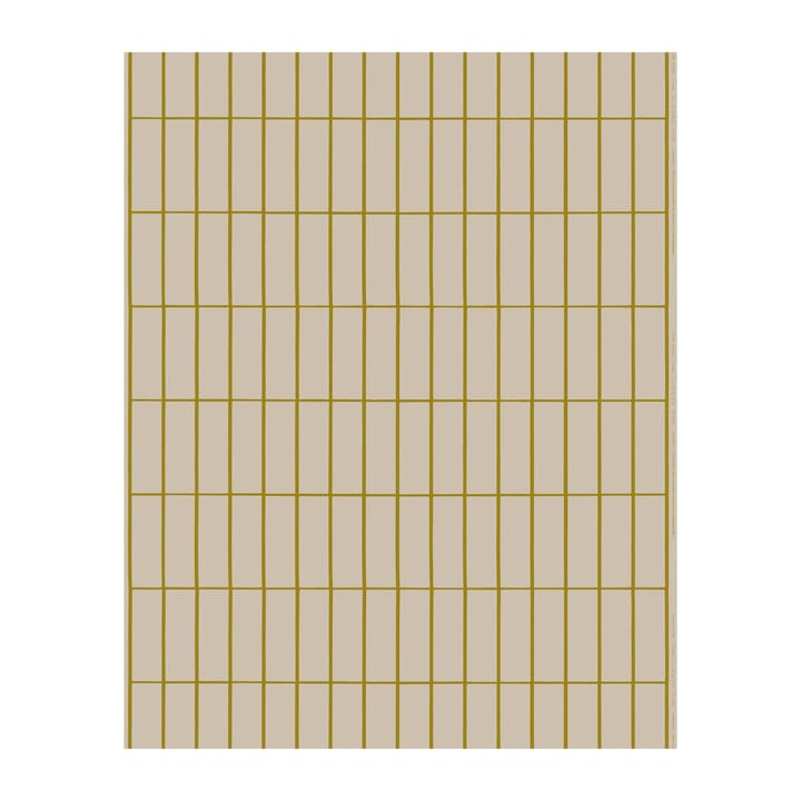 Tiiliskivi tyg linne-viskos, Beige-guld Marimekko