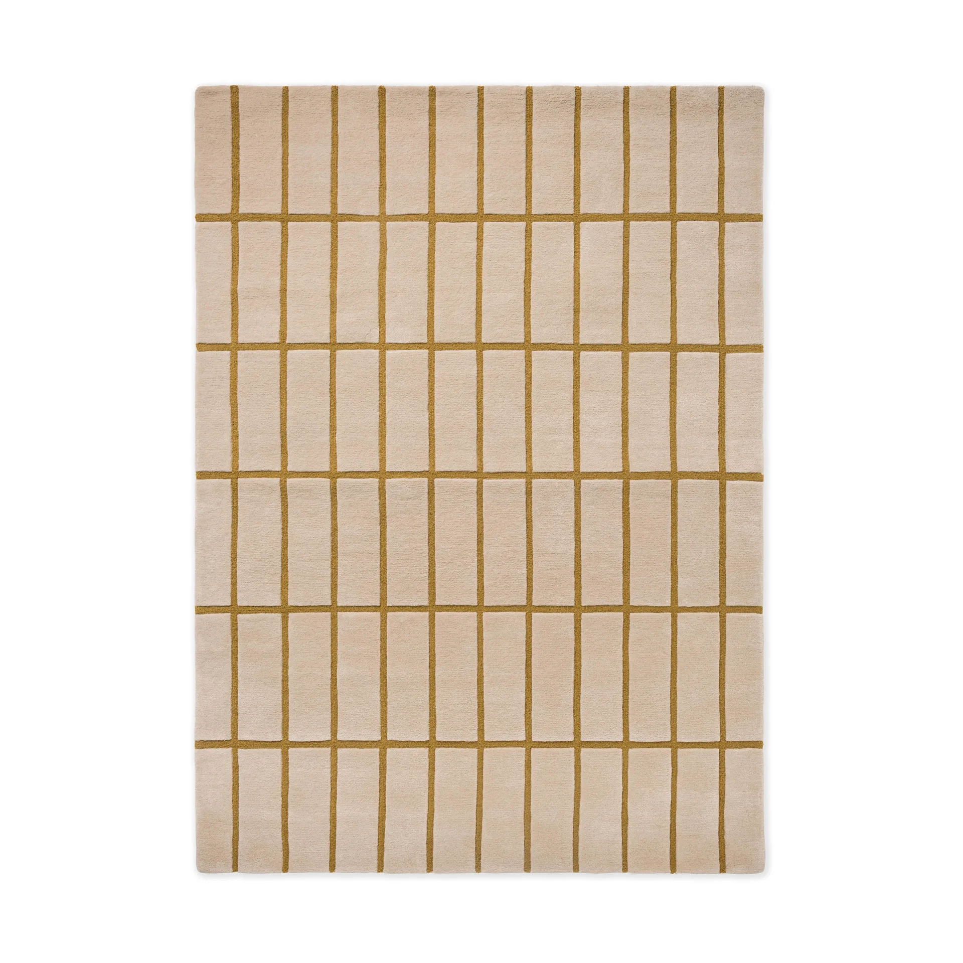 Tiiliskivi ullmatta, Bronze Yellow, 170x240 cm Marimekko