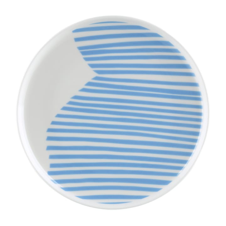 Uimari tallrik Ø20 cm - Blå-vit - Marimekko