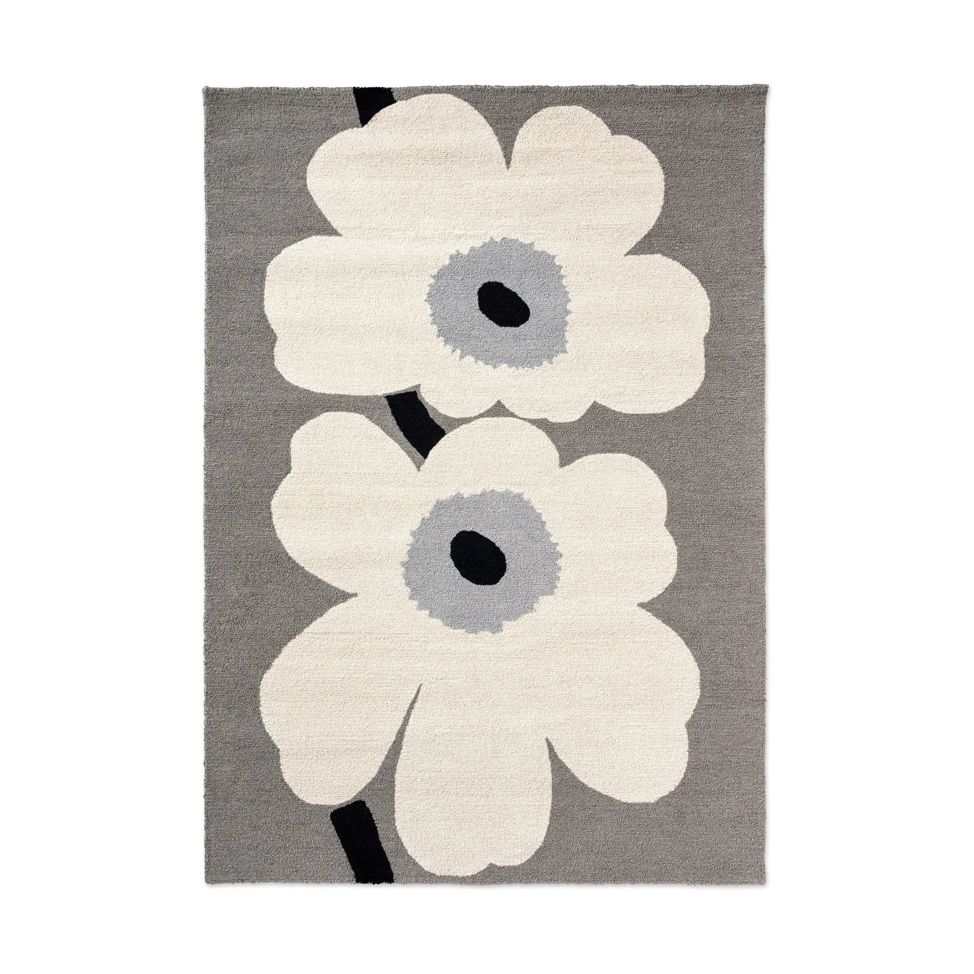 Unikko anniversary matta outdoor, Grey, 140x200 cm Marimekko