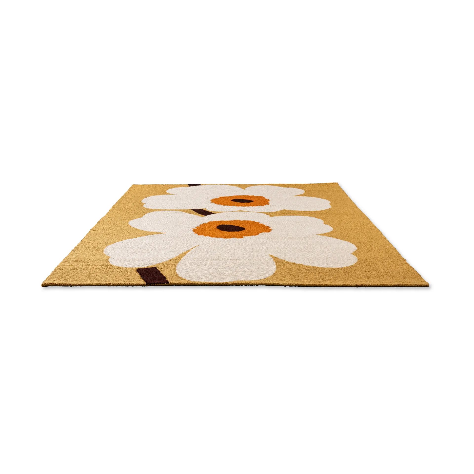 Unikko anniversary matta outdoor, Honey, 250x350 cm Marimekko