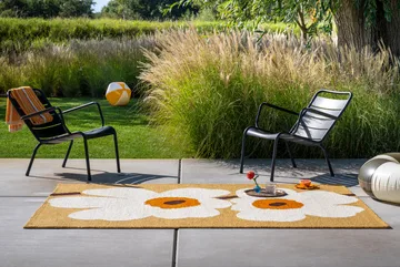 Unikko anniversary matta outdoor - Honey, 250x350 cm - Marimekko