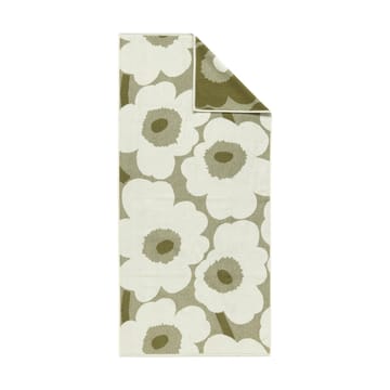 Unikko badhandduk 70x150 cm - Green umber-cream - Marimekko