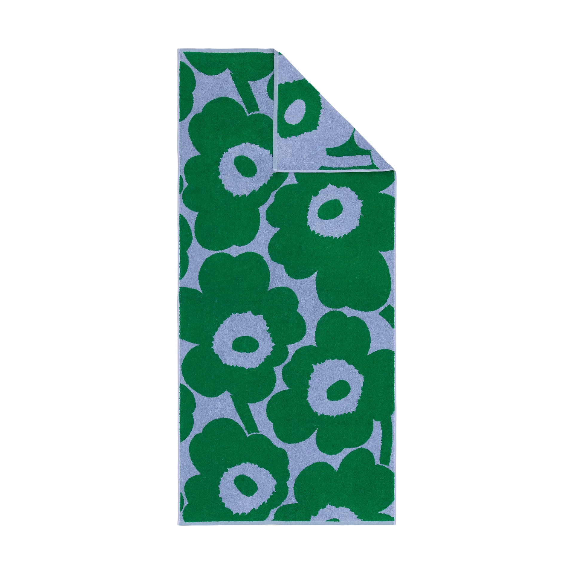 Unikko badhandduk 70x150 cm, Light blue-green Marimekko