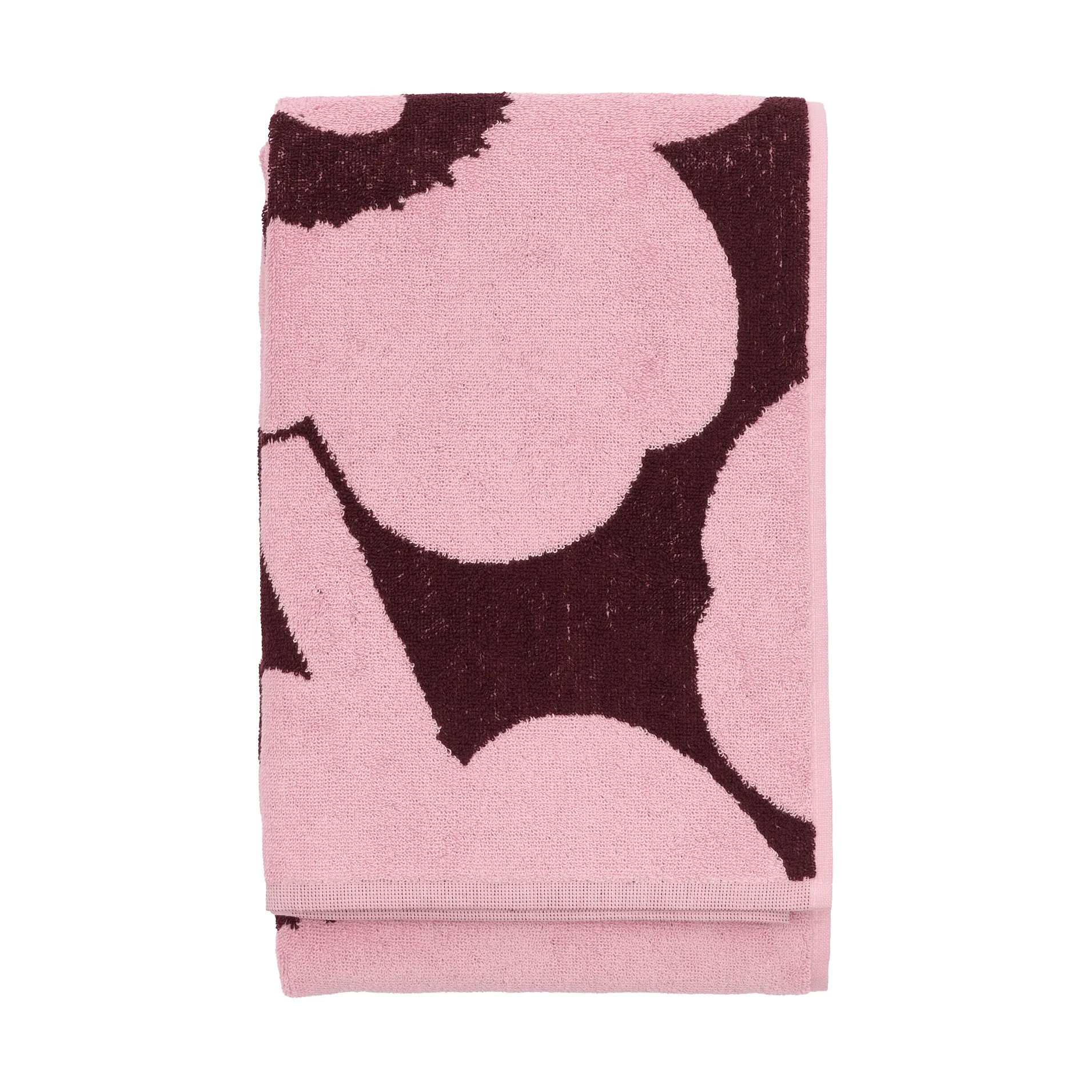 Unikko badhandduk 70x150 cm, Plum-pink Marimekko