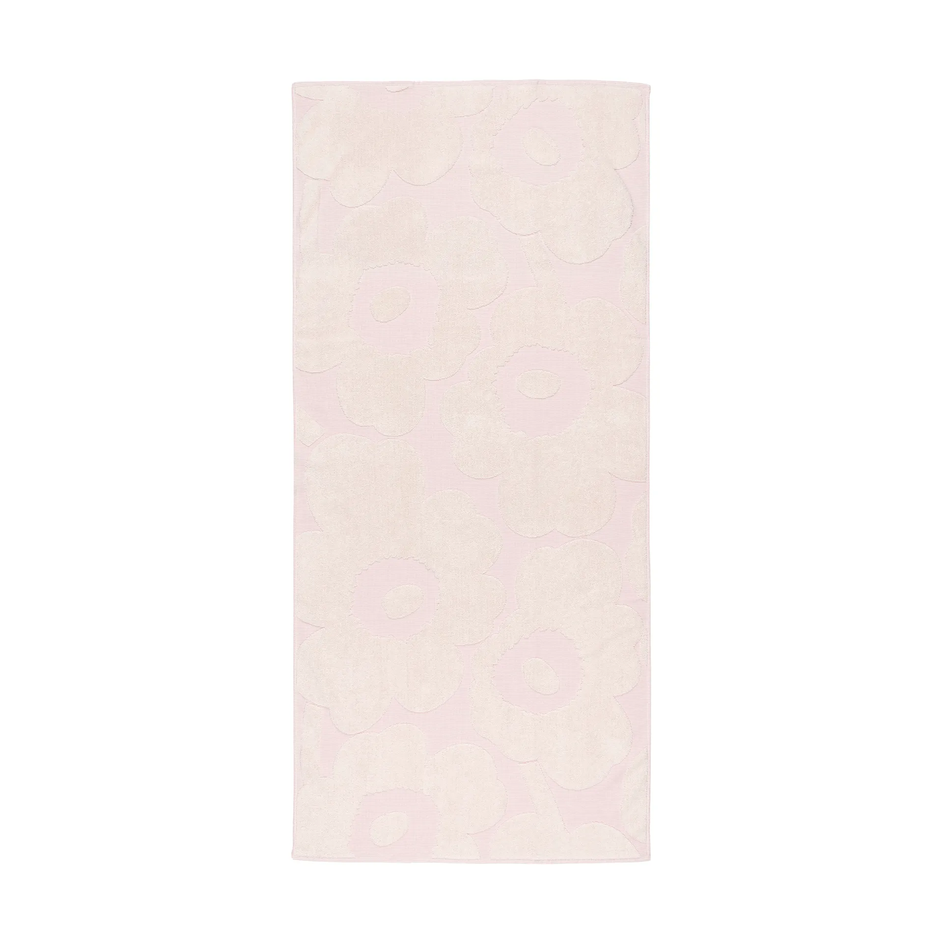Unikko badhandduk 70x150 cm, White-light pink Marimekko