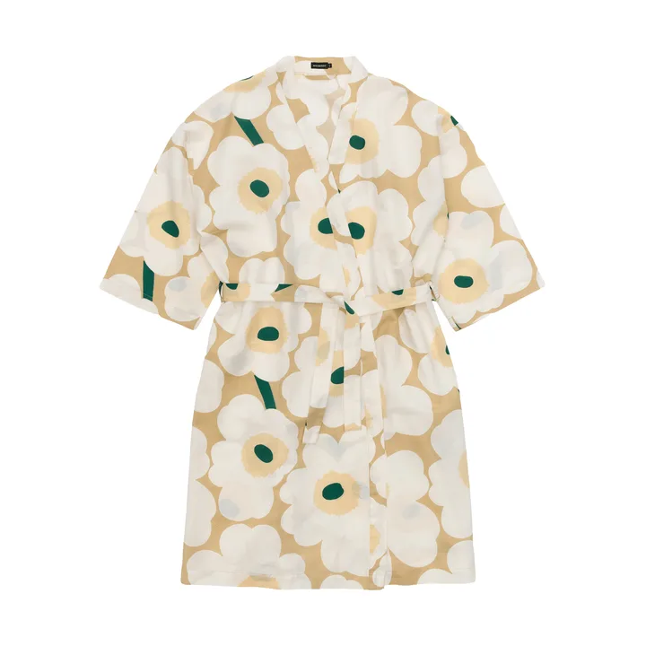 Unikko badrock S/M - Sand-off white-hay-emerald, L/XL - Marimekko