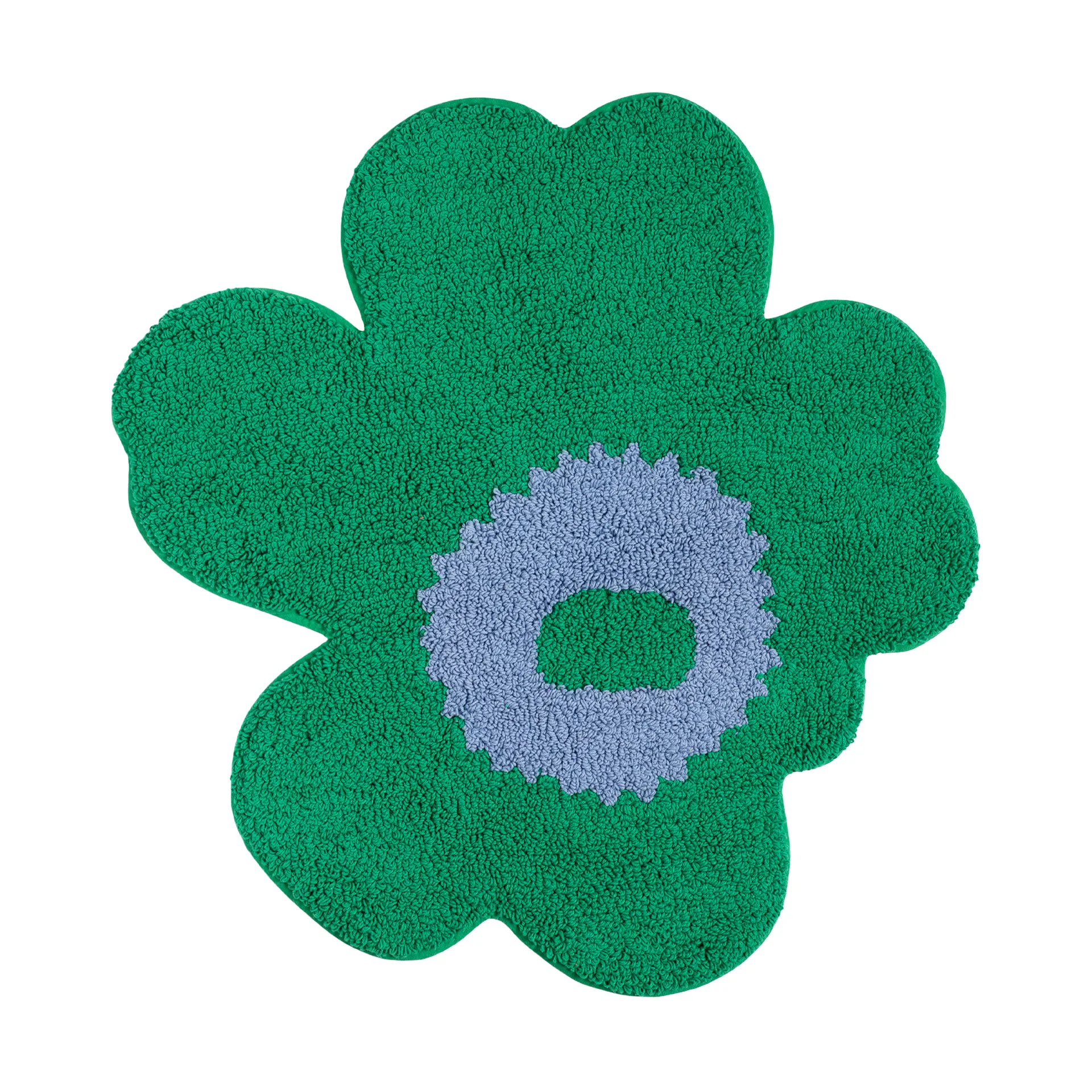 Unikko badrumsmatta 73x74 cm, Green-light blue Marimekko