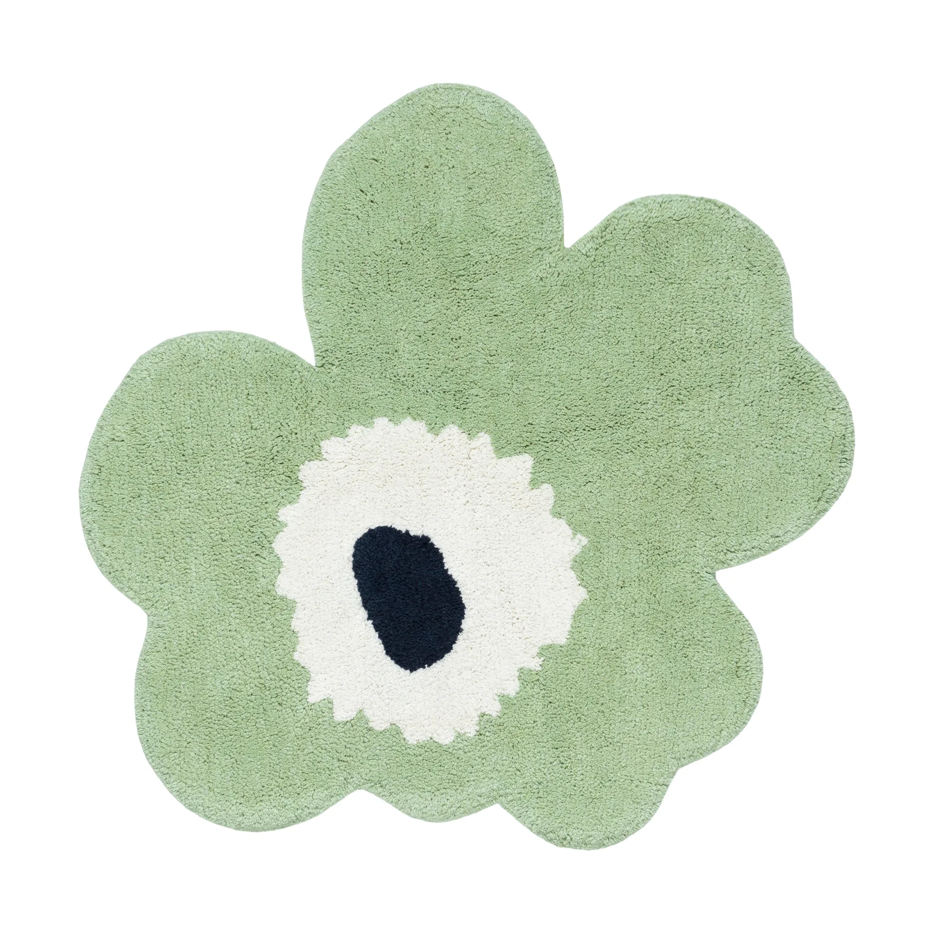 Unikko badrumsmatta 73x74 cm, Sage-off white Marimekko