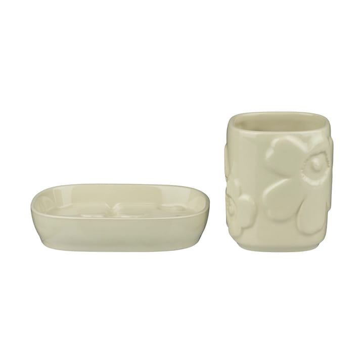 Unikko badrumsset 2 delar - Beige - Marimekko