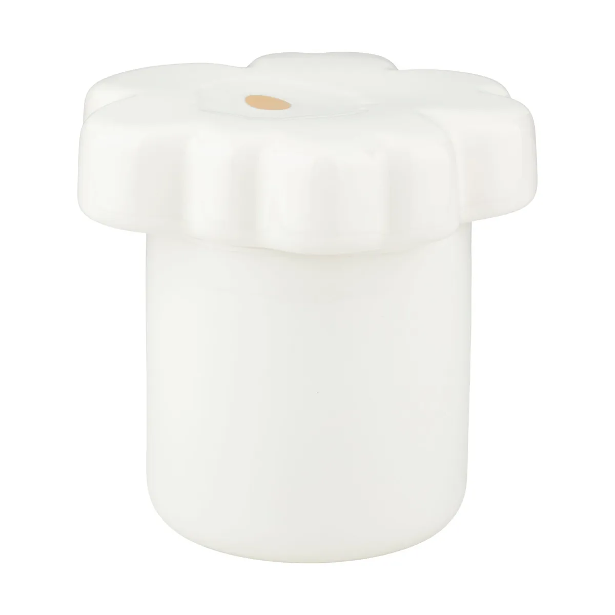 Marimekko Unikko collectible burk 6,5x15,5 cm White-gold