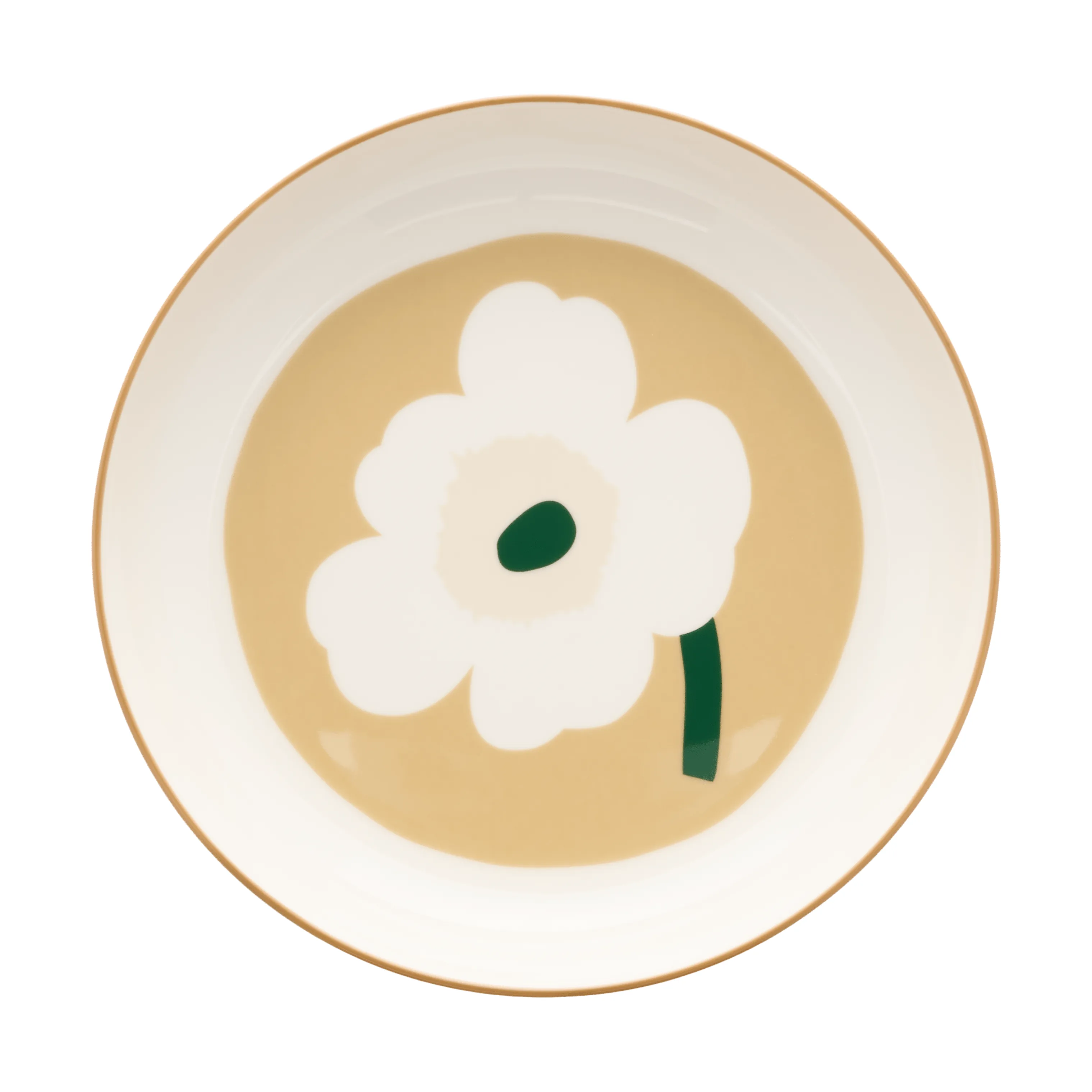 Unikko djup tallrik Ø20,5 cm, White-beige-light sand