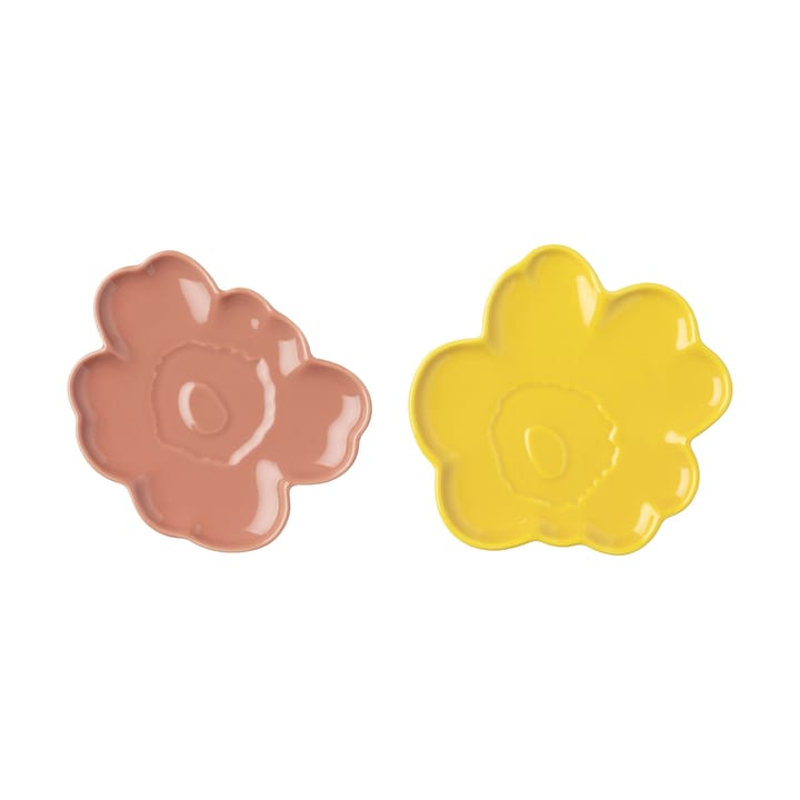 Unikko fat 13 cm 2 delar, L. terra-spring yellow Marimekko