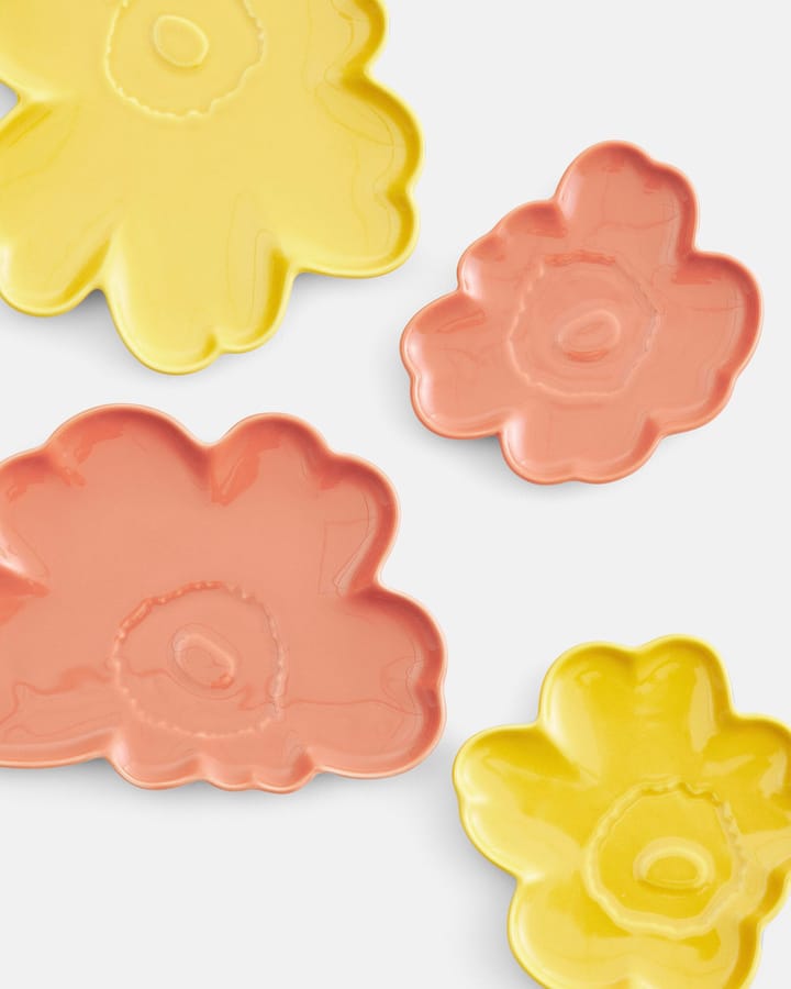 Unikko fat 13 cm 2 delar, L. terra-spring yellow Marimekko