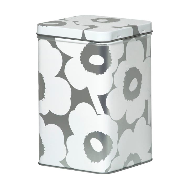 Unikko förvaringslåda 17,5 cm, Grå-vit Marimekko