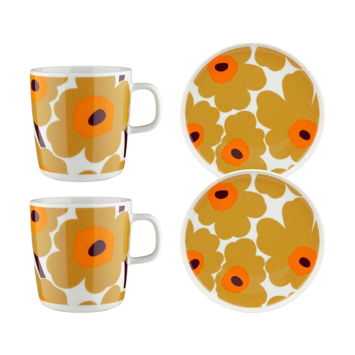 Unikko frukostset - Beige - Marimekko