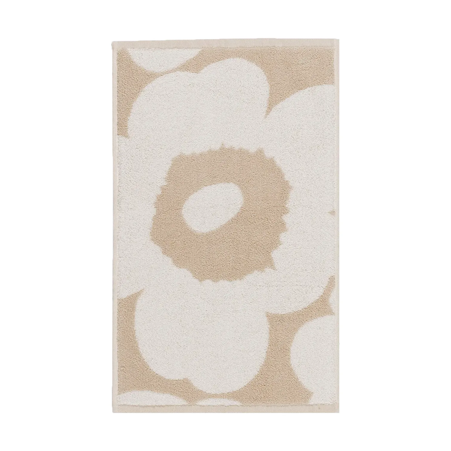 Unikko gästhandduk 30x50 cm, Beige