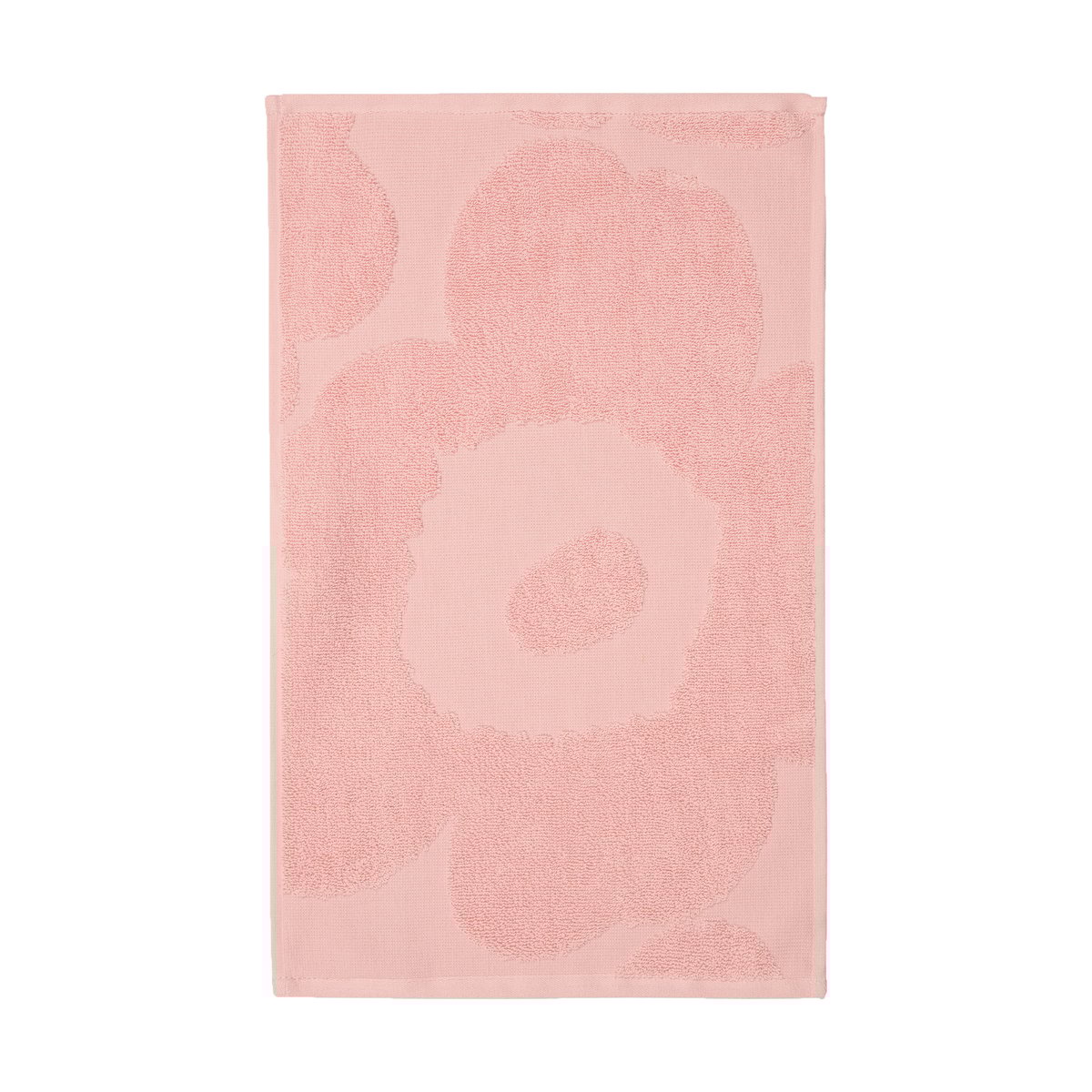 Marimekko Unikko gästhandduk 30x50 cm Pink-powder | Skandinavisk Design | Handdukar | Rosa