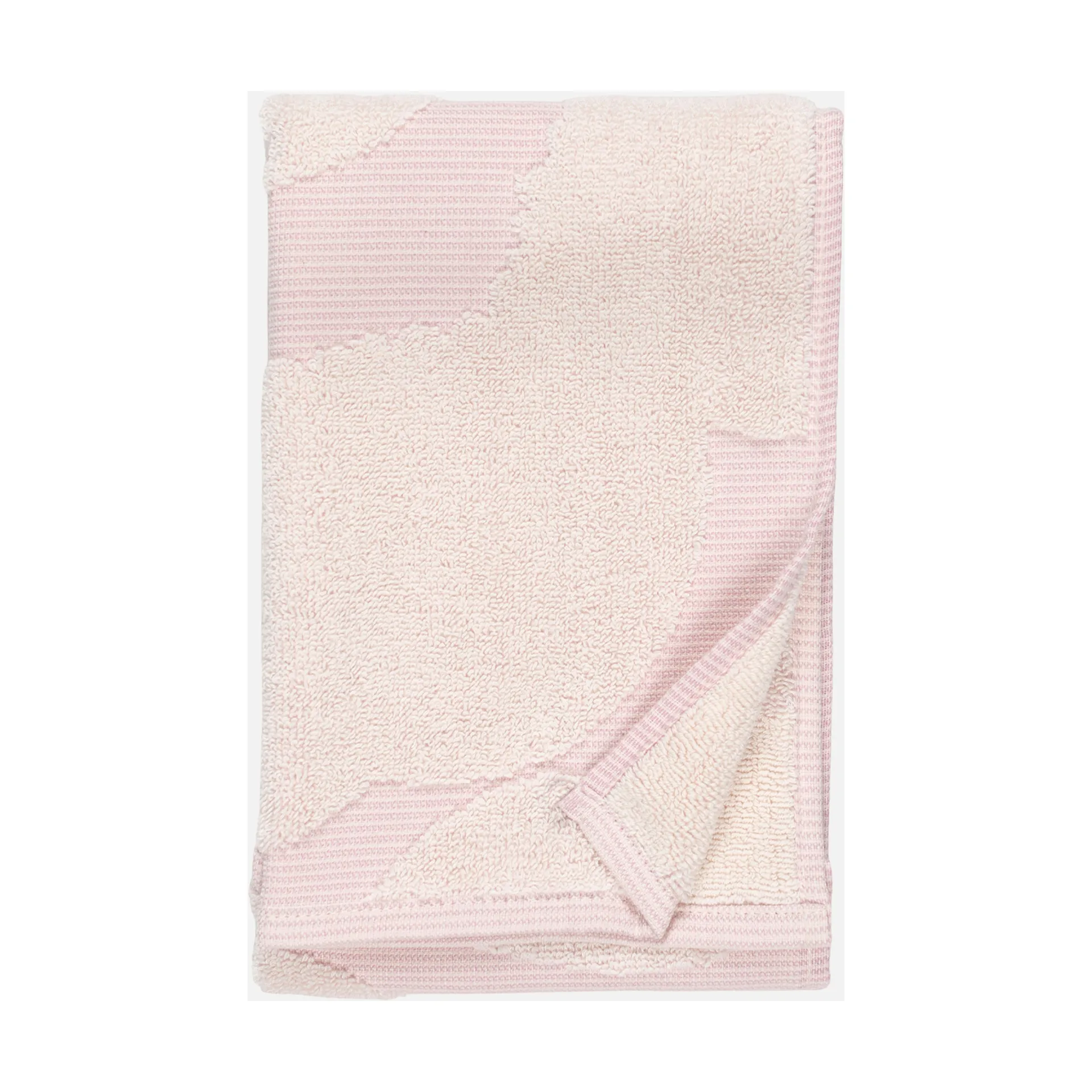 Unikko gästhandduk 30x50 cm, White-light pink Marimekko